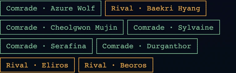 Relationship chips on the Record tab