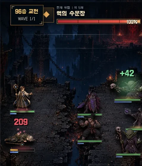 심연의 핵은 전용 몬스터와 전용 층주로 섭니다