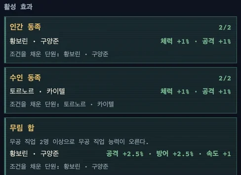배수와 적용 대상, 조건을 채운 단원의 이름을 함께 읽습니다